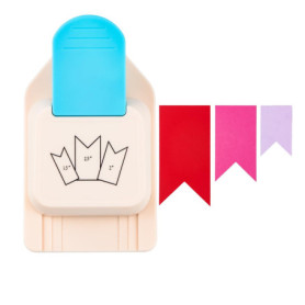 Perforatrice 3 en 1 OTCRAFT pour Étiquettes et Bannières - Idéale pour Scrapbooking