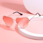 Lunettes de Soleil en Forme de Coeur Vientiane pour Dames - Style Hippie Chic