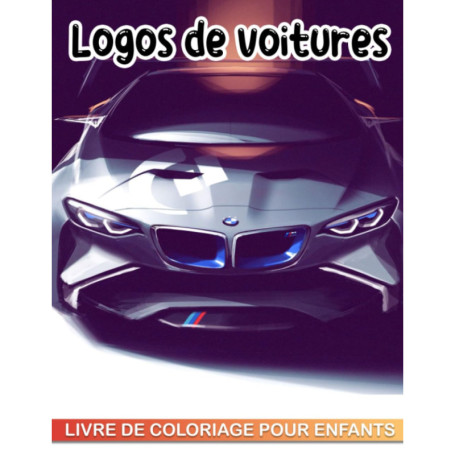 Livre de Coloriage de Logos de Voitures pour Enfants - 30 Images à Colorier