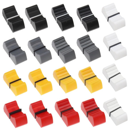 eMagTech 20 Boutons de Commande Fader en Plastique pour Guitare