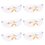Lot de 6 lunettes de protection pour enfants et adultes - Sécurité et confort
