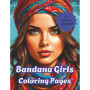 Bandana Girls Coloring Book - Édition Vintage et Élégante