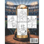 Livre de Coloriage Légendes du Baseball - Scènes Épiques à Colorier