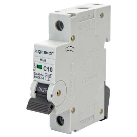 Disjoncteur Automatique Miniature 1P 10A Courbe C - Protection Électrique Fiable