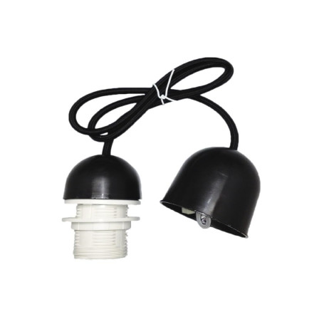 Kit de Douilles E27 avec Câble Noir de 1 mètre