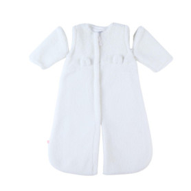 Gigoteuse Hiver Réversible Noukie's pour Bébé 1-6 Mois - Sherpa Ecru