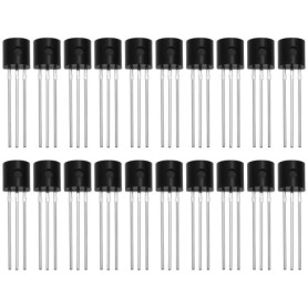 OTOTEC Lot de 20 Transistors NPN BC183 TO-92 pour Électronique