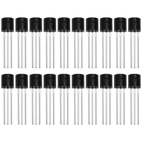 OTOTEC Lot de 20 Transistors NPN BC183 TO-92 pour Électronique