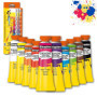 Ensemble de 10 Tubes de Peinture Gouache avec 4 Pinceaux - Cléopâtre