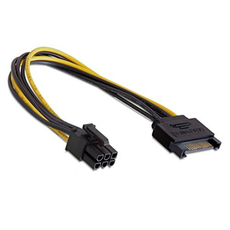 Câble d'alimentation SATA vers PCI Express 6 broches - 15 cm