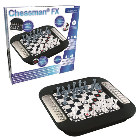 Jeu d'Échecs Électronique Lexibook avec Effets Lumineux et Sonores