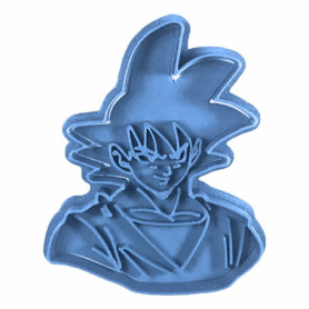 Emporte-pièce Goku Dragon Ball Bleu - Cuticuter