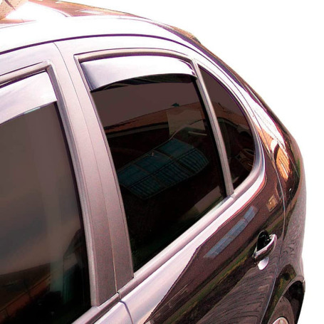 Déflecteurs d'air ClimAir Master Noir pour Toyota Yaris IV Cross 2020-