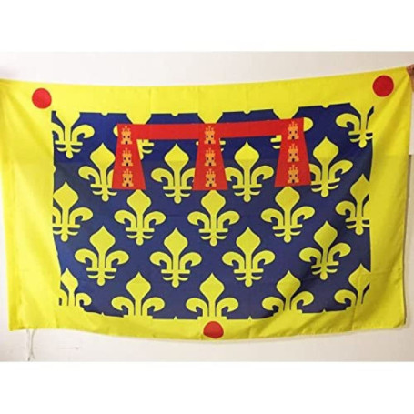 Drapeau du Pas-de-Calais 150x90 cm en Polyester avec Fourreau et Cordelette