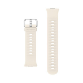 Bracelet Sportif HUAWEI WATCH FIT 4 en Fluoroélastomère Blanc - 20 mm