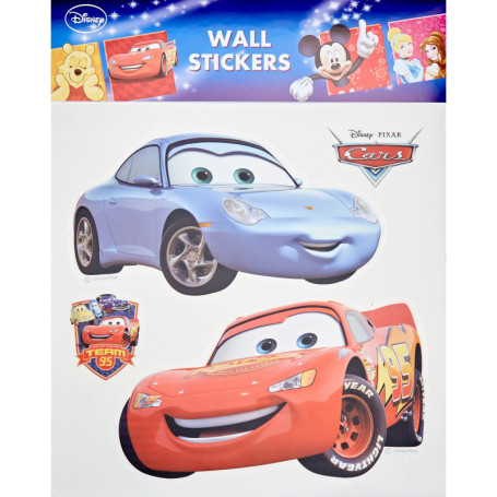 Autocollant Mural Disney Cars Multicolore 30x30 cm
