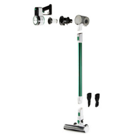 Aspirateur-balai DOMO DO241SV 2 en 1 sans fil - Vert/Blanc - 40 min d'autonomie