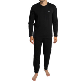 Ensemble Pyjama Noir pour Homme Emporio Armani avec Poignets