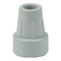 Lot de 4 Embouts en Caoutchouc pour Cannes et Béquilles - Type Z - Gris