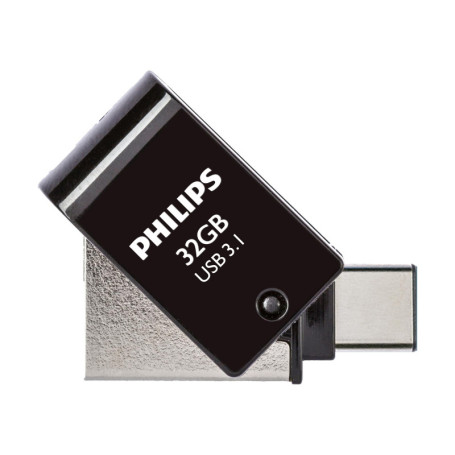 Clé USB Philips 2-en-1 OTG Ultra Speed 32 Go - USB-C et USB 3.1