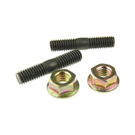 Kit de Boulons et Écrous M6 pour Pot d'Échappement Scooter 2 Temps