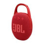 JBL Clip 5 - Enceinte Bluetooth Ultra-Portable Rouge avec Mousqueton