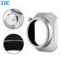 Pare-Soleil Argent JJC pour Fujifilm X100 Series avec Bague d'Adaptation