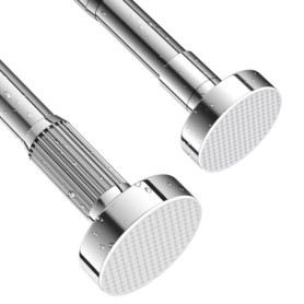 Tringle à Rideau de Douche Extensible en Acier Inoxydable 304 - Installation Sans Perçage