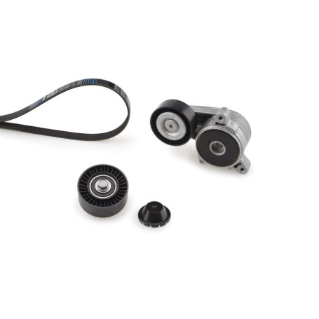 Kit de courroies trapézoïdales GATES K086PK1718 en caoutchouc