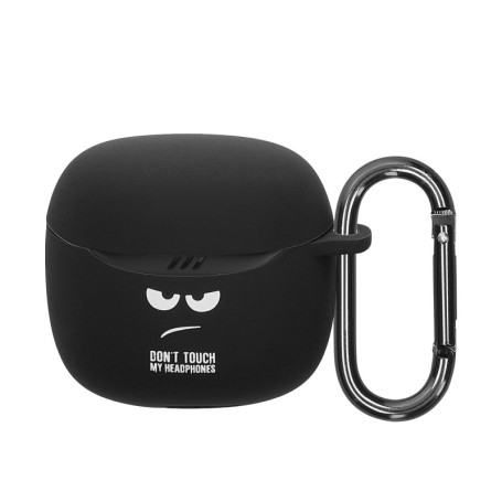 Coque de Protection en Silicone pour Écouteurs JBL Tune Flex 2 - Blanc et Noir