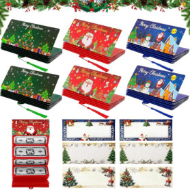 Coffret Élégant de Cartes Cadeau de Noël avec Pochettes