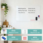 Tableau Blanc Magnétique Autocollant ECHOBUY 60x90cm avec Accessoires