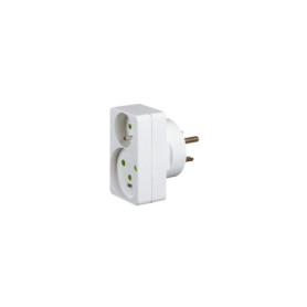 Adaptateur Legrand 1 Prise 2P+T 16A et 1 Prise 20A sur Prise 32A - Sécurité Enfant - Blanc