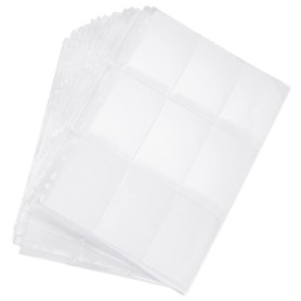 Ensemble de 540 Pochettes Transparentes pour Cartes de Collection A4