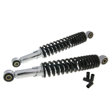 Amortisseurs Universels Noirs 260 mm pour Scooters et Cyclomoteurs