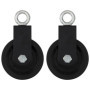 NAMYEUT Lot de 2 Poulies de Câble 90 mm pour Fitness et DIY