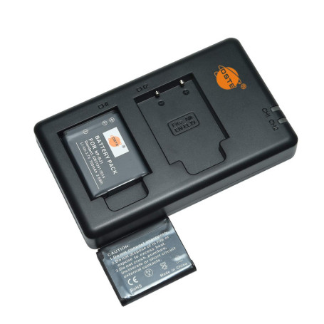 Kit de 2 Batteries Rechargeables avec Chargeur Double pour Nikon et Sony
