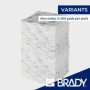 Feuilles Absorbantes SPC® Brady pour Huiles - Lot de 100, Haute Absorption