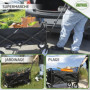 Chariot de Jardin Pliable Amig avec Toile Imperméable et Roues 360º