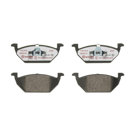 Plaquettes de Frein Avant Brembo P 85 041X pour Conduite Sportive