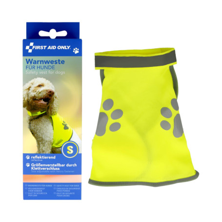 Gilet de Sécurité Réfléchissant pour Chien - Taille S - Jaune