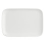 Lot de 4 Assiettes Rectangulaires Blanches - LA PORCELLANA BIANCA