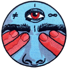 Patch Brodé ZEGIN - Je Vois ce Que Je ne Veux Pas Voir à Coudre ou Coller