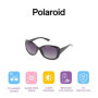 Lunettes de soleil Polaroid Femme Rectangulaires Polarisées Noir