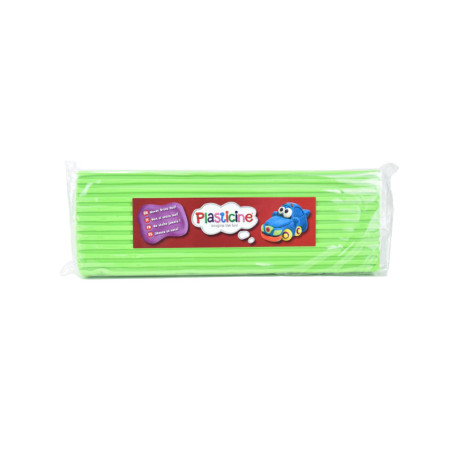 Pâte à Modeler Fluro Green Plasticine - 400 g pour Créations Artistiques