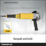 Meuleuse d'Angle Électrique POWERPLUS 1200 W - Compacte et Ergonomique