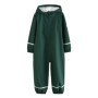 Combinaison Imperméable Zippée à Capuche pour Fille - Vert - 2 Ans