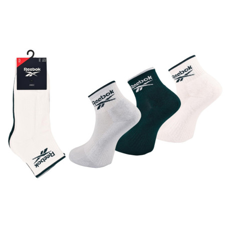 Chaussettes Basses Unisexes Reebok - Confort et Respirabilité, Lot de 3 Paires