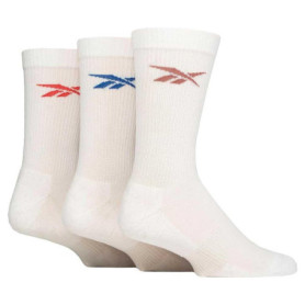 Lot de 3 Chaussettes Crew Hautes Unisexes Reebok - Confort pour Sport et Quotidien