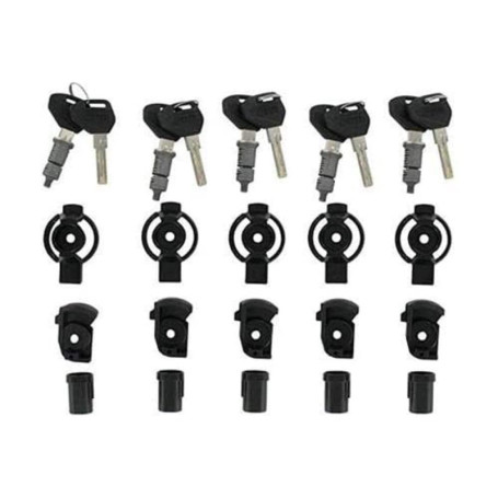 Serrure de sécurité à clé Givi SL105 - Noire